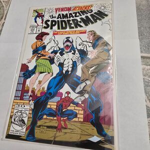 Amazing Spider-Man #374 Venom Attacks Marvel 1993 Bagley Art
